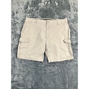 Lee Mens Extreme Motion Cargo Shorts Size 44 Beige Cotton Casual Wear